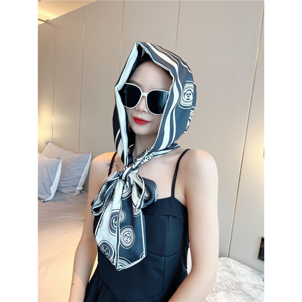플라워 리본 스카프 패턴 모자 양면 선캡 30종 - 상세 이미지 4