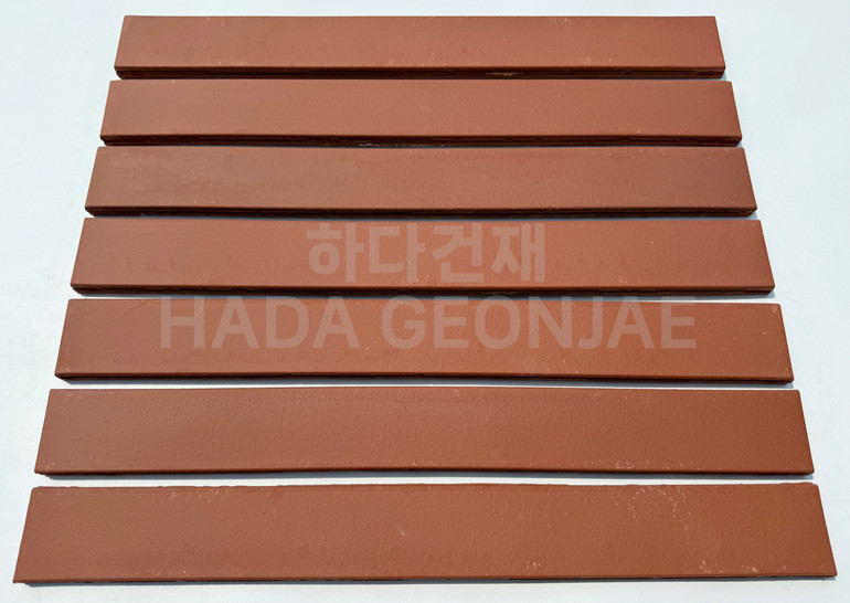 테라코타 점토롱타일 490x53x14T 레드 / 하다건재