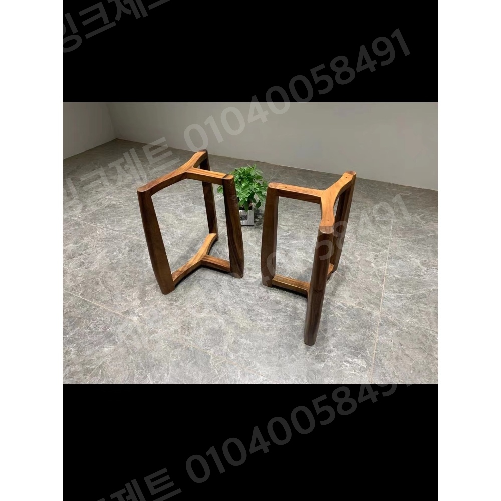 원목 테이블다리 탁자 책상 받침 나무 엔틱 선반 발통 - 상세 이미지 3
