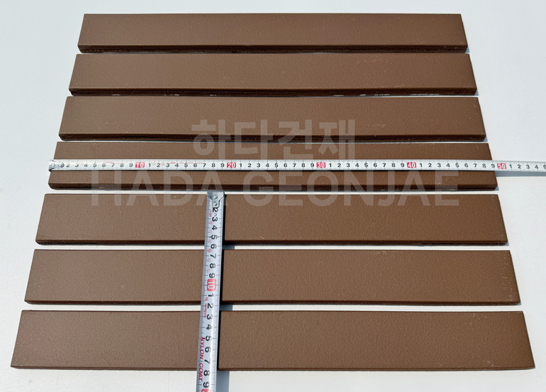 테라코타 점토롱타일 490x53x14T 브라운 / 하다건재