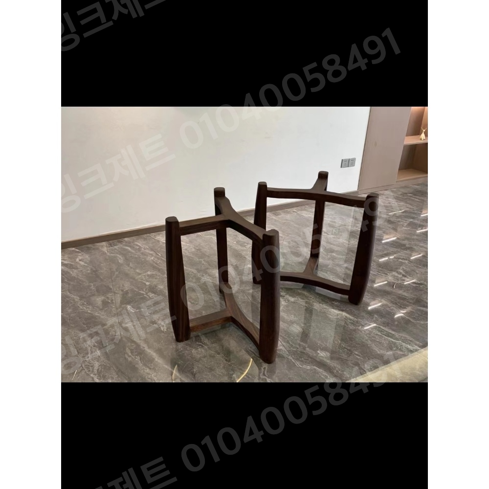 원목 테이블다리 탁자 책상 받침 나무 엔틱 선반 발통 - 상세 이미지 4