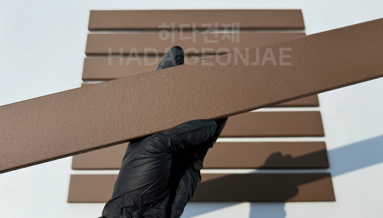 테라코타 점토롱타일 490x53x14T 브라운 / 하다건재