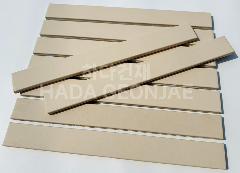 테라코타 점토롱타일 490x53x14T 아이보리 / 하다건재