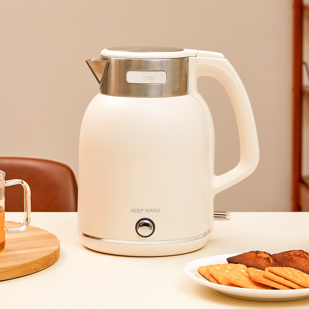 보아르 다이닝 전기포트 대용량 스텐 커피포트 2L 보온 무선 올스텐 티 포터 주전자