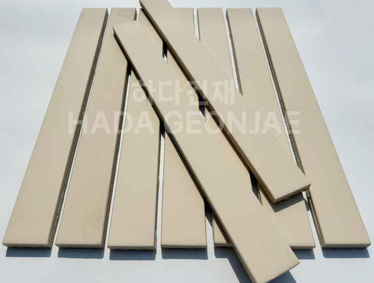 테라코타 점토롱타일 490x53x14T 아이보리 / 하다건재