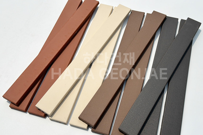 테라코타 점토롱타일 490x53x14T 레드, 아이보리, 브라운, 블랙 / 하다건재