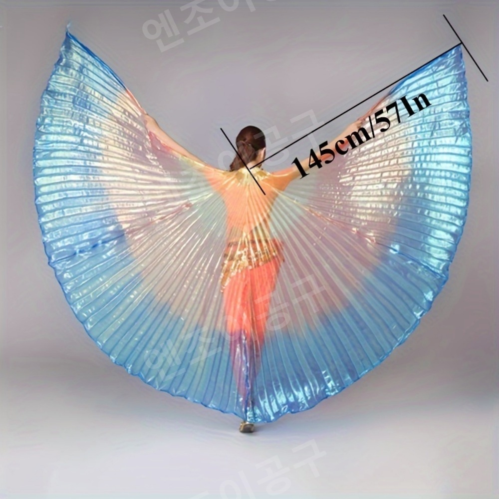 벨리 댄스 날개 오프닝 윙 반투명 액세서리 스틱 - 상세 이미지 5