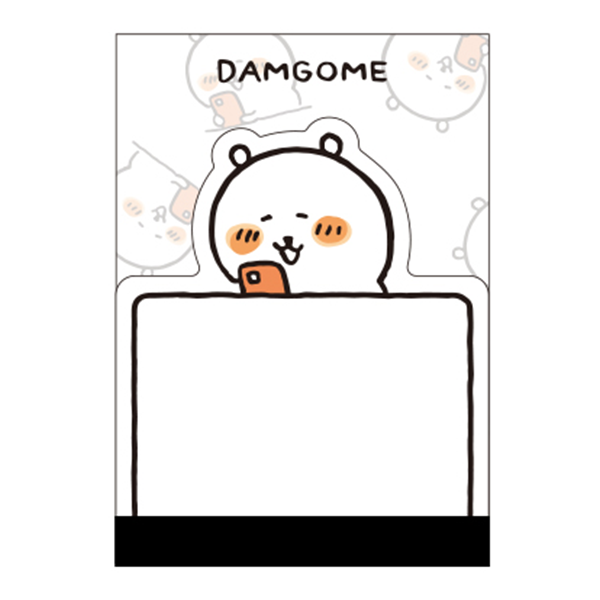 담곰이 듀얼 메모지 농담곰 메모 타임 모양 쪽지 편지 나가노 캐릭터 굿즈 - 상세 이미지 2