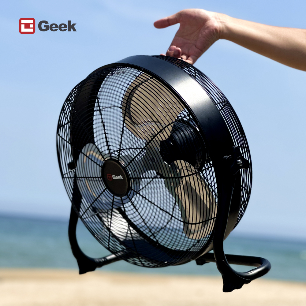 Geek 무선 스윙팬 40센치 캠핑 써큘레이터 무선선풍기 휴대용 캠핑용 낚시