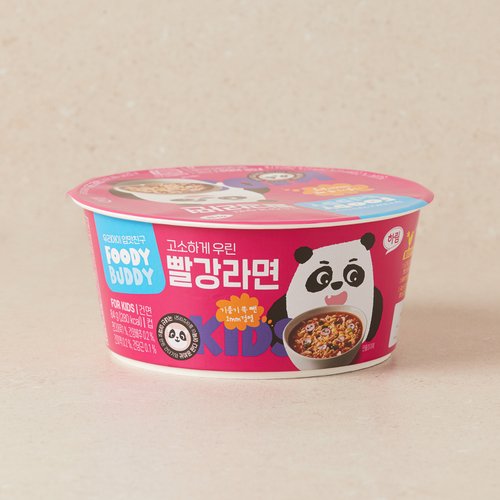 푸디버디 빨강라면 용기 84g (N4) : 이마트택배