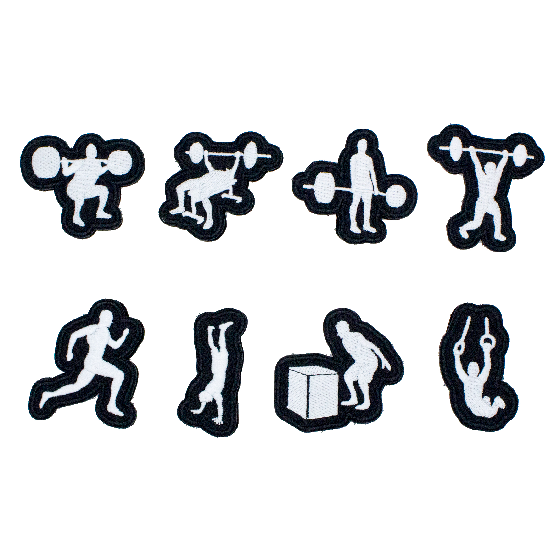 라스트랩 크로스핏 헬스 자수 가방 와펜 패치 벨크로 찍찍이