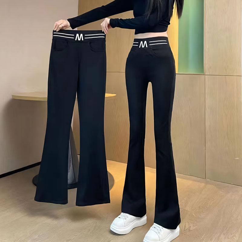 왕날씬 부츠컷 팬츠 스판 바지 밴딩 슬랙스 - 상세 이미지 3