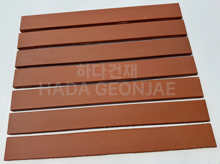 테라코타 점토롱타일 490x53x14T 레드 / 하다건재