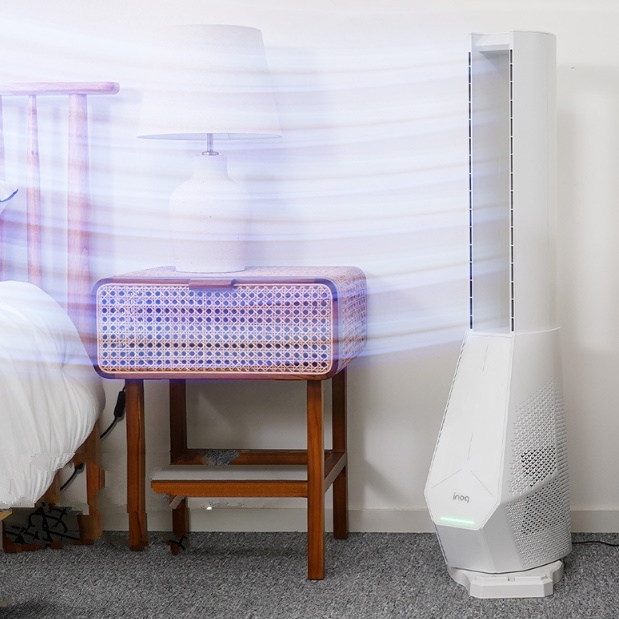 bldc 무드등 발터치 타워 선풍기 초절전 타워팬 선풍기 