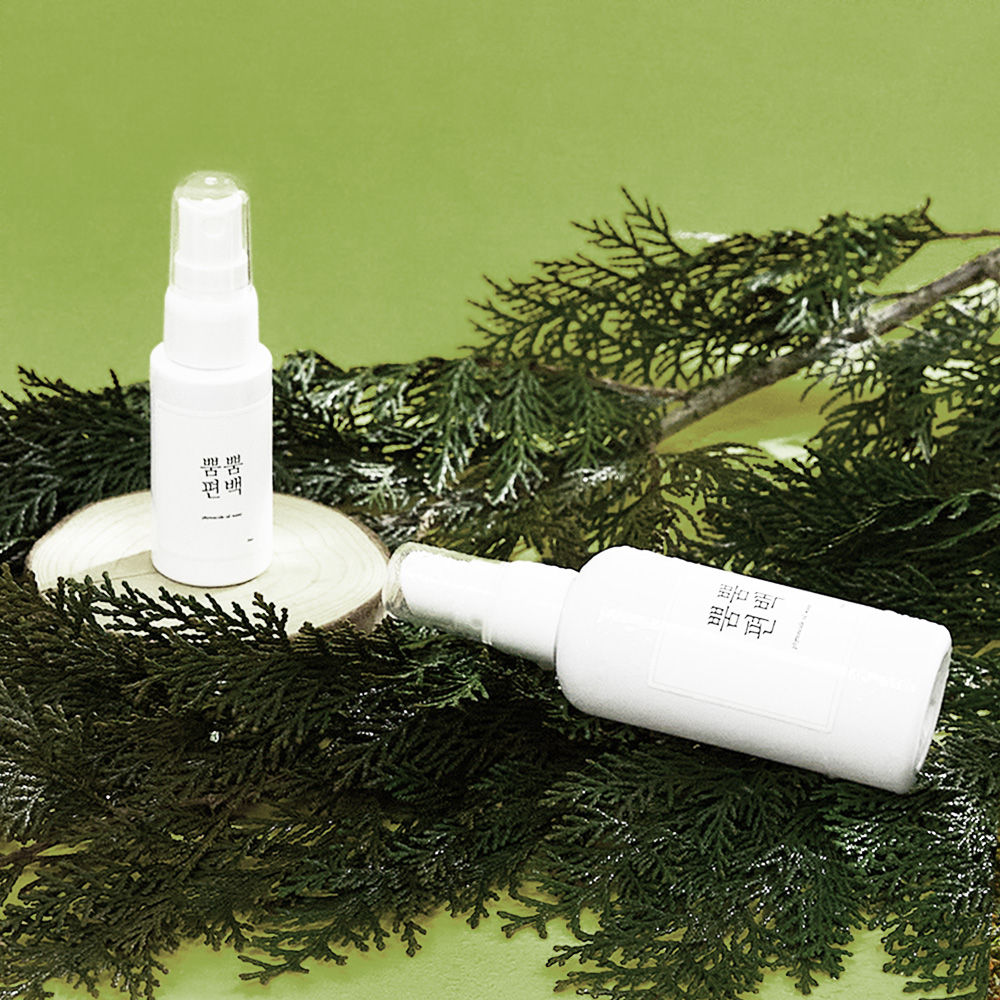 뿜뿜편백 휴대용 신발 냄새제거 편백수 스프레이 4종세트 260ml 3%편백오일함유 이미지 6