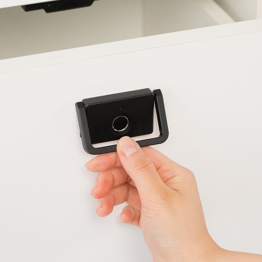 윈세프 스마트락 WB-F051 지문인식 배터리형 수납함 초미니 잠금장치