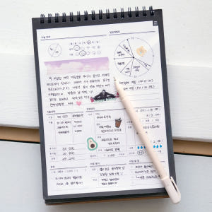 [마지막수량] 3개월 제대로 종합장 데일리 플래너 다이어리 실사용 후기 | 효과 있을까? - 상품 이미지 2