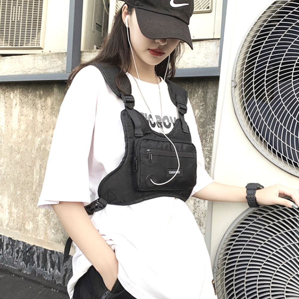 체스트백 소매치기방지 가방 앞으로 메는 유럽여행가방 스포츠백 - 상세 이미지 4