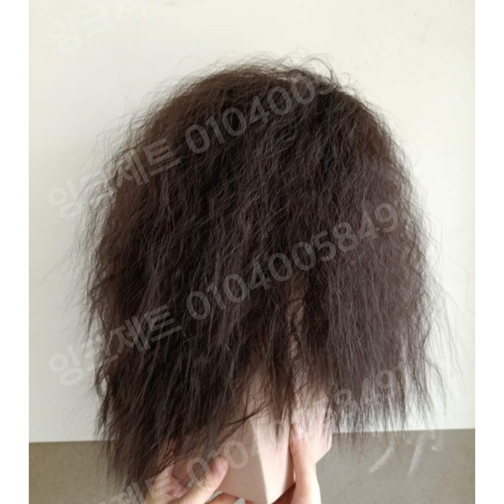 남자 거지가발 노숙자 연극 촬영 영화 귀신 분장 소품 - 상세 이미지 3