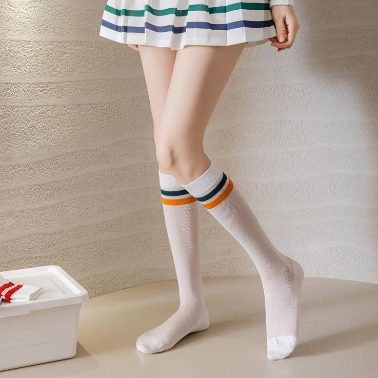 메쉬 시스루 골프 양말 여름 골프 시스루 니삭스 쿨 - 상세 이미지 4