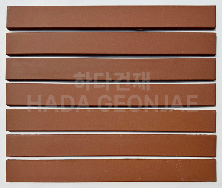 테라코타 점토롱타일 490x53x14T 레드 / 하다건재