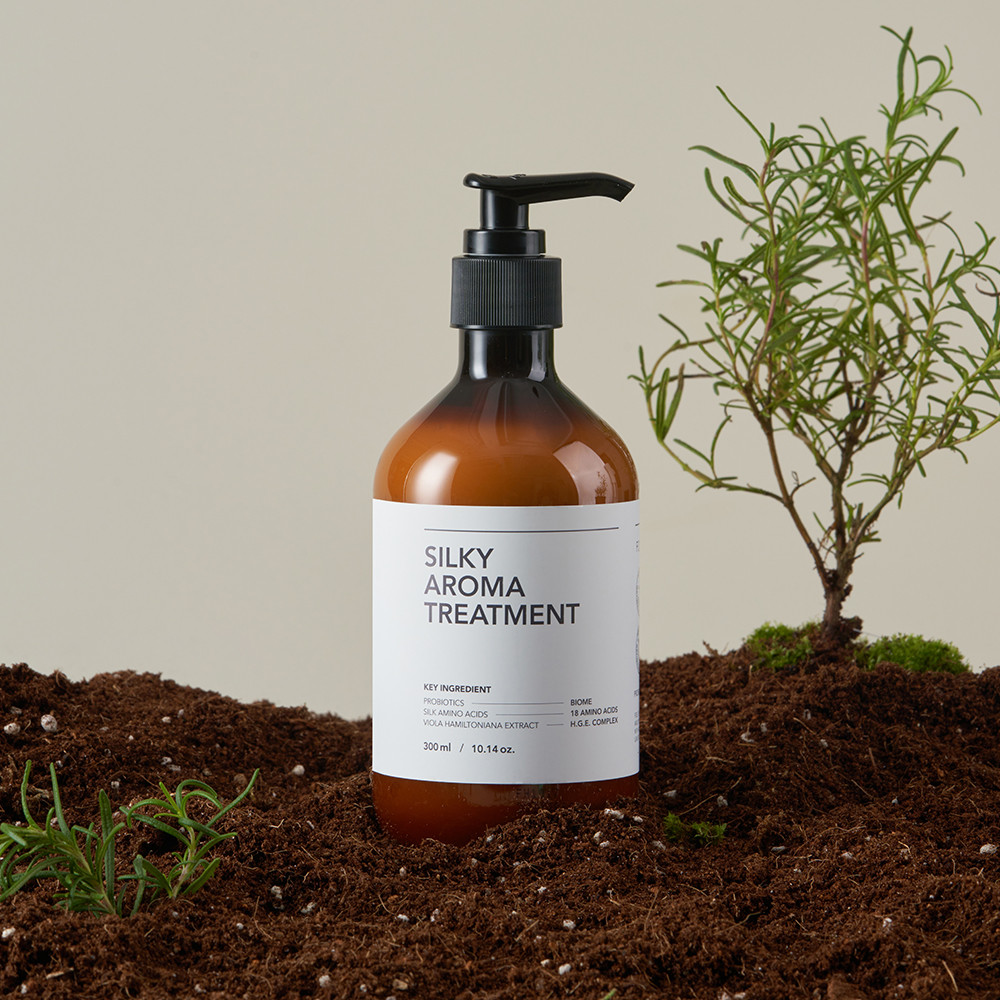 떼르디 실키아로마 단백질 무실리콘 물미역 헤어 28일 트리트먼트 300ml - 메인 이미지