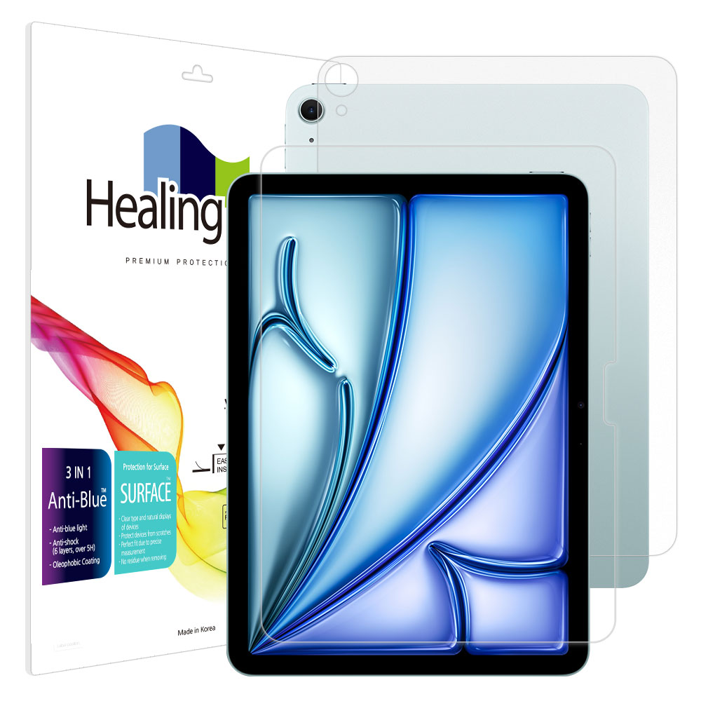 아이패드 에어 6세대 11 블루라이트차단 액정보호필름1매 후면1매 - 상품 이미지