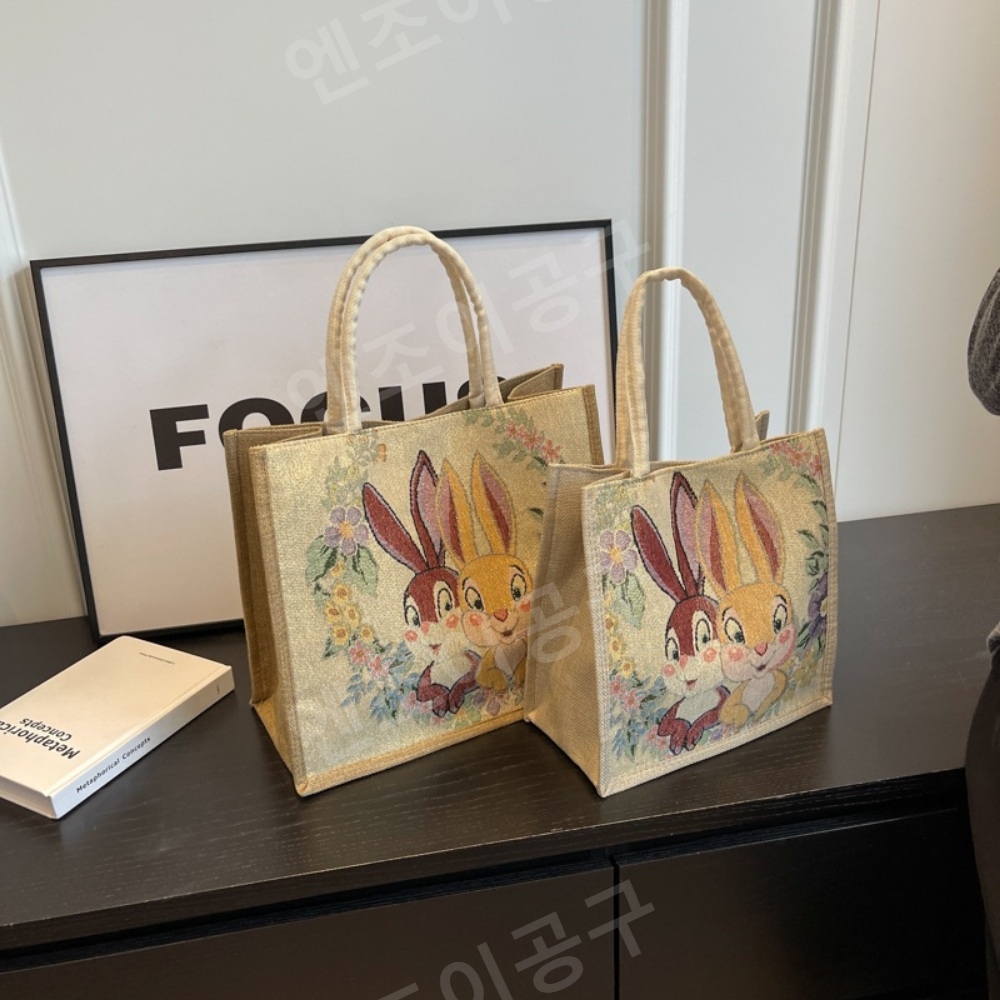 핸드백 캔버스 여성 대용량 출근용 - 상세 이미지 3