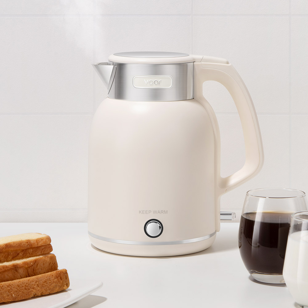 보아르 다이닝 전기포트 대용량 스텐 커피포트 2L 보온 무선 올스텐 티 포터 주전자