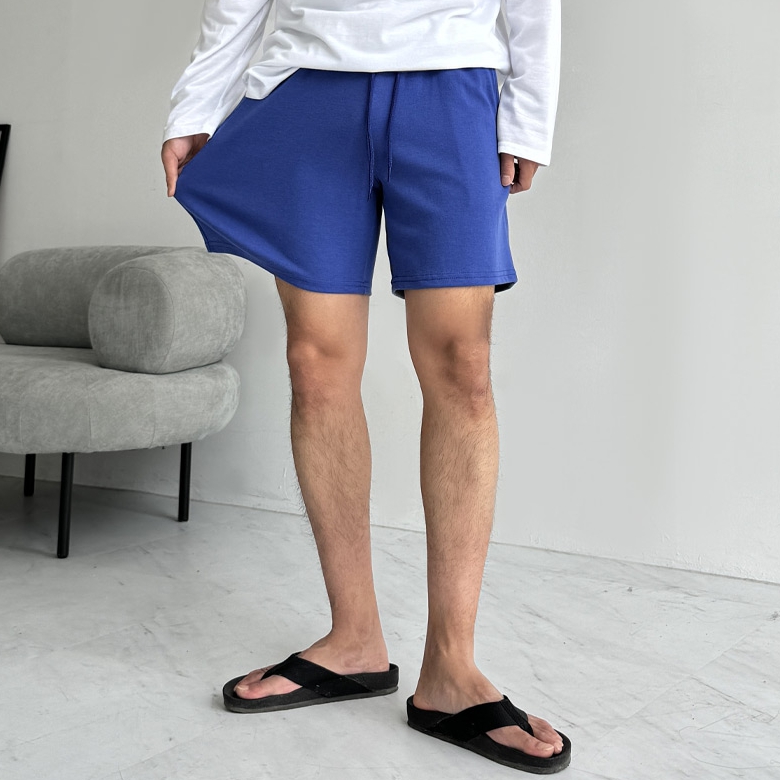 남자 디리 여름 특양면 무지 숏팬츠 반바지 15컬러 - 상세 이미지 3