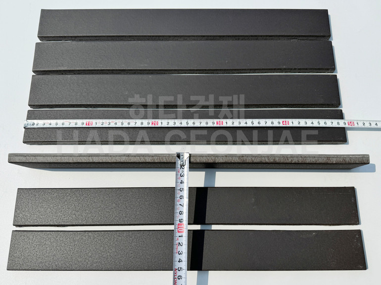 테라코타 점토롱타일 490x53x14T 블랙 / 하다건재