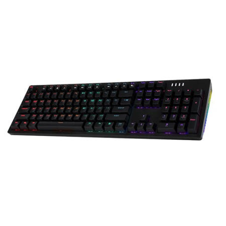앱코 앱코 HACKER K515 축교환 측면 RGB 라이팅 이중사출 게이밍 기계식 키보드 (블랙, 갈축)
