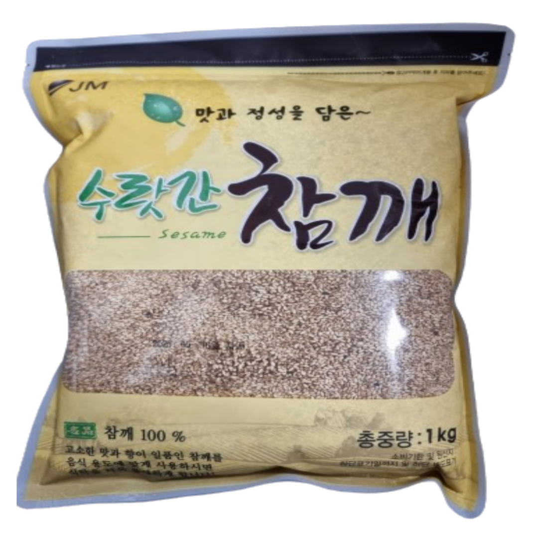 수랏간참깨 깨소금 볶은참깨 수입통깨 1kg 수입깨 볶은깨 깨가루 통깨 미가원 - 상세 이미지 2