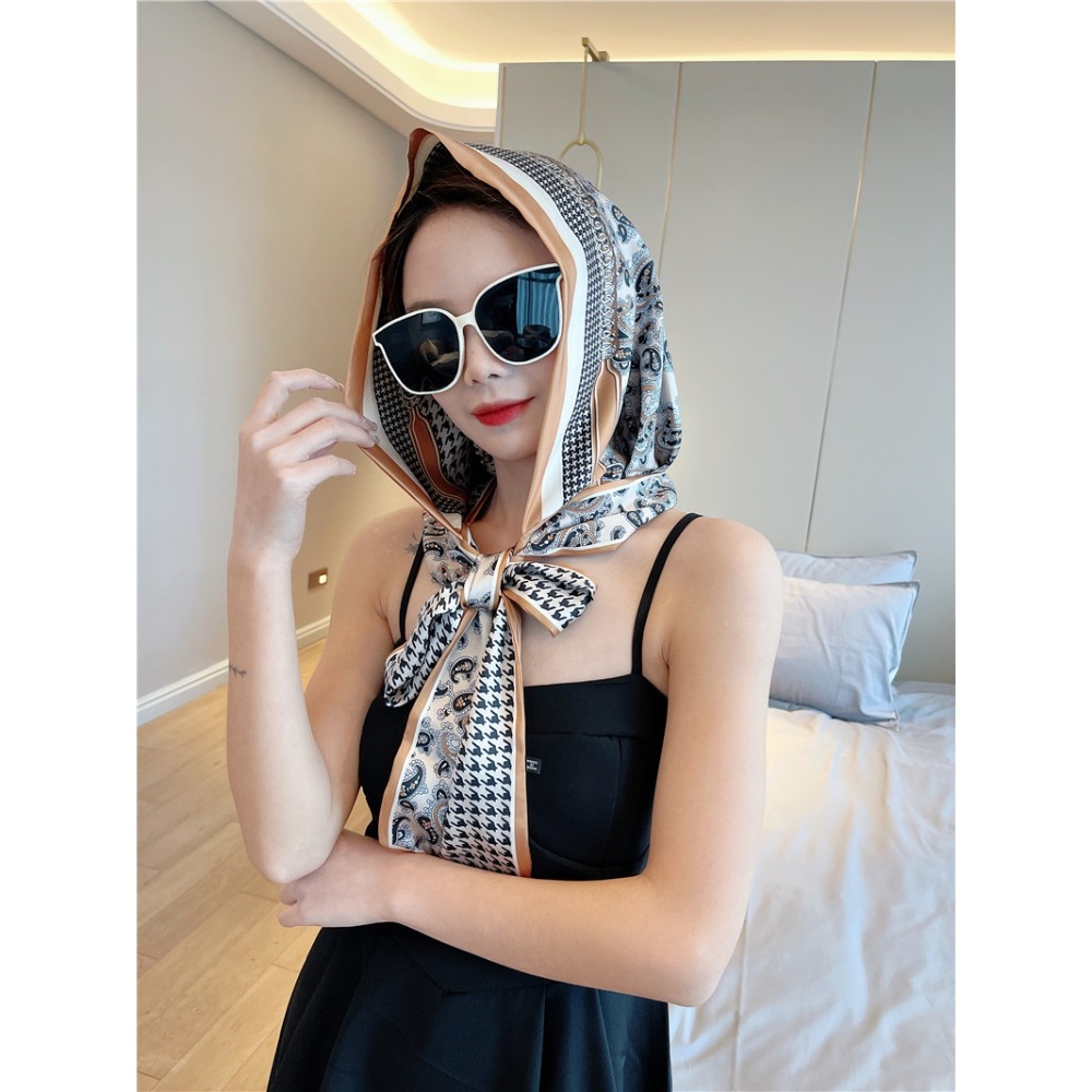 플라워 리본 스카프 패턴 모자 양면 선캡 30종 - 상세 이미지 2