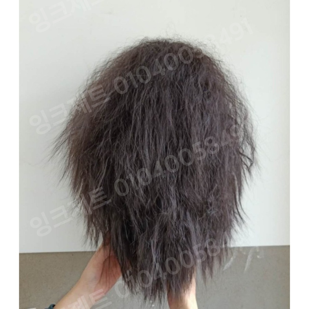 남자 거지가발 노숙자 연극 촬영 영화 귀신 분장 소품 - 상세 이미지 4