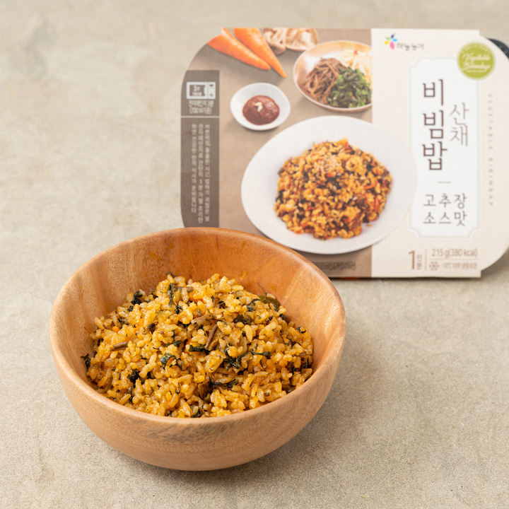 [전통식품 명인] 산채비빔밥/곤드레비빔밥 3종 215g 3팩 - 상세 이미지 3
