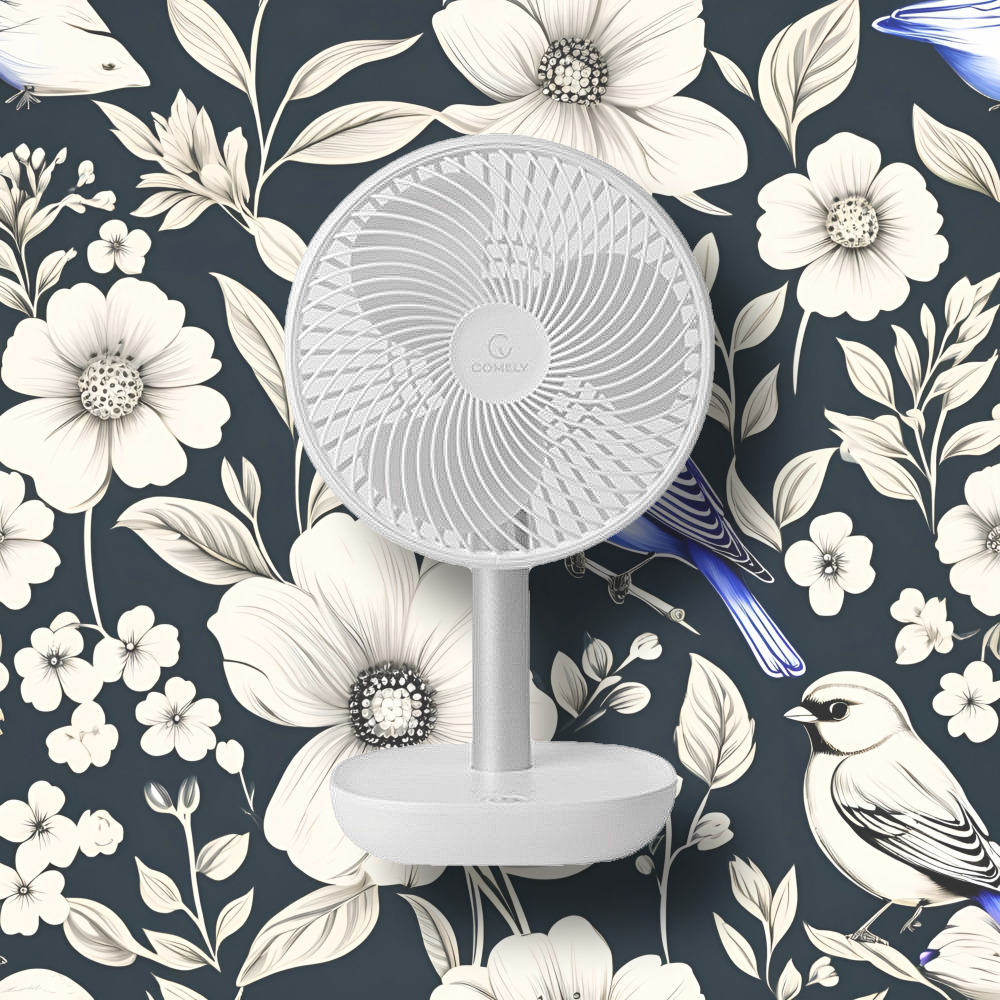 코멜리 6인치 저소음 책상용 무선 발 선풍기 CYF-D0007W