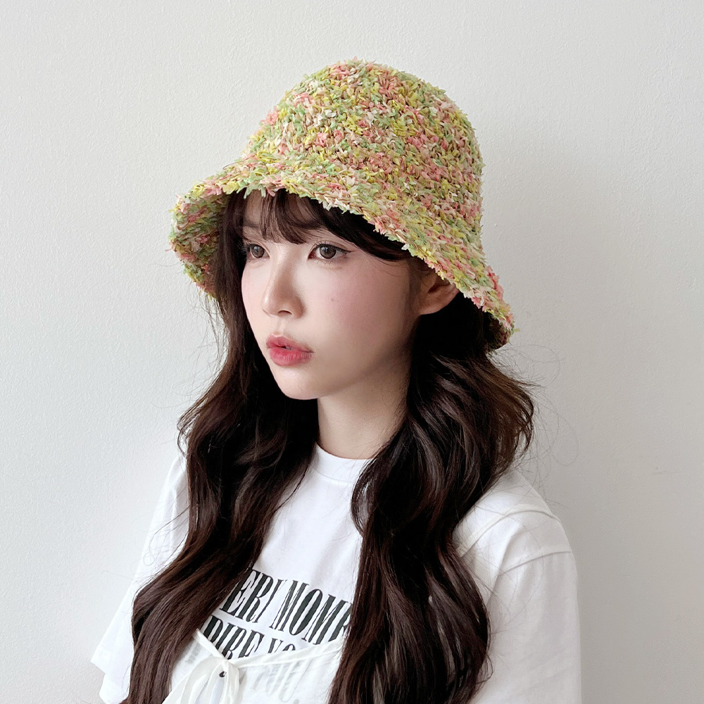 동대문모자 투믹스 밀짚 라탄 여성 여름 버킷햇 벙거지 이미지 7