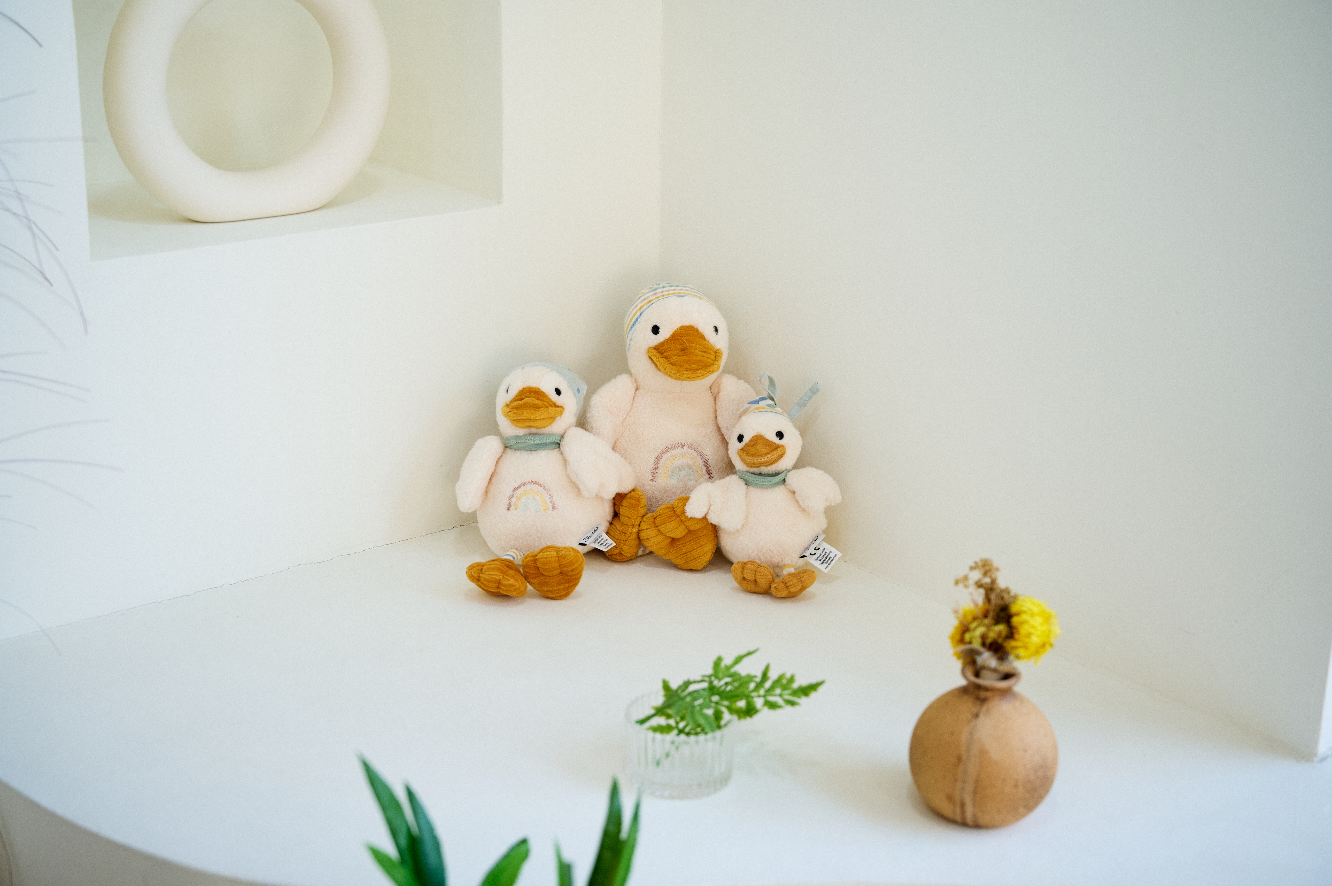 독일 슈테른탈러 오리인형 에다 오르골 애착인형 L 신생아 아기 출산 선물