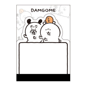 담곰이 듀얼 메모지 농담곰 메모 타임 모양 쪽지 편지 나가노 캐릭터 굿즈 실사용 후기 | 효과 있을까? - 상품 이미지 2