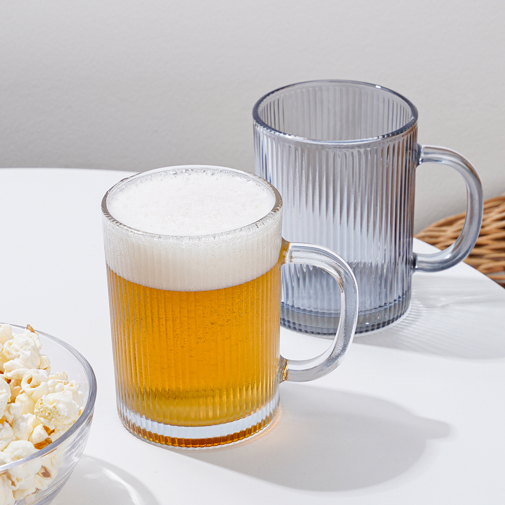 인블룸 홈카페 아이스커피 맥주 하이볼 플리츠 유리컵 1+1 : 인블룸 : inbloom