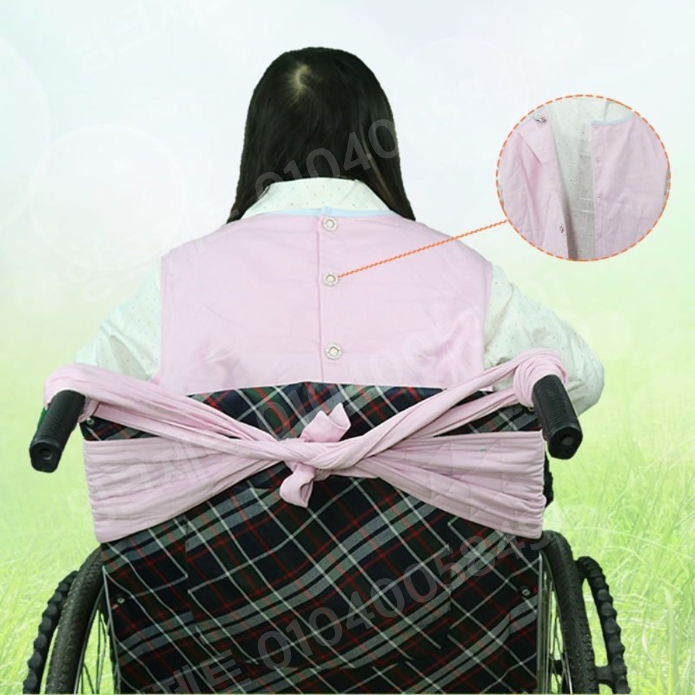 휠체어 옷 통제 벨트 낙상 방지 억제대 스트랩 가슴 속박 - 상세 이미지 4