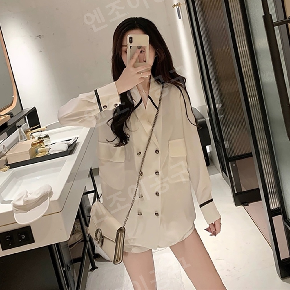 동상이몽2 342회 김숙 블라우스 하객룩 우아한 의상 옷 패션 - 상세 이미지 2