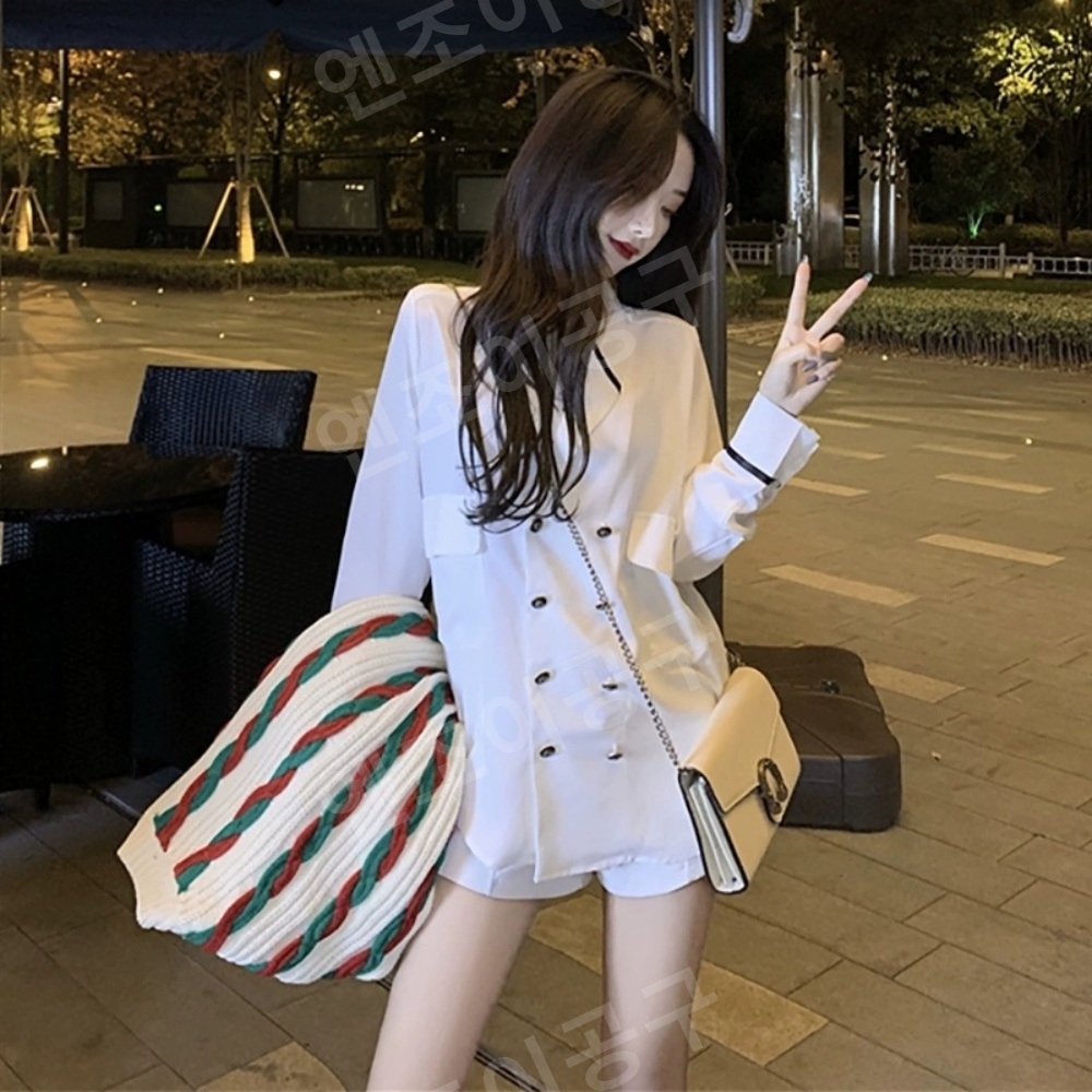 동상이몽2 342회 김숙 블라우스 하객룩 우아한 의상 옷 패션 - 상세 이미지 4