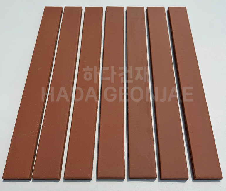 테라코타 점토롱타일 490x53x14T 레드 / 하다건재