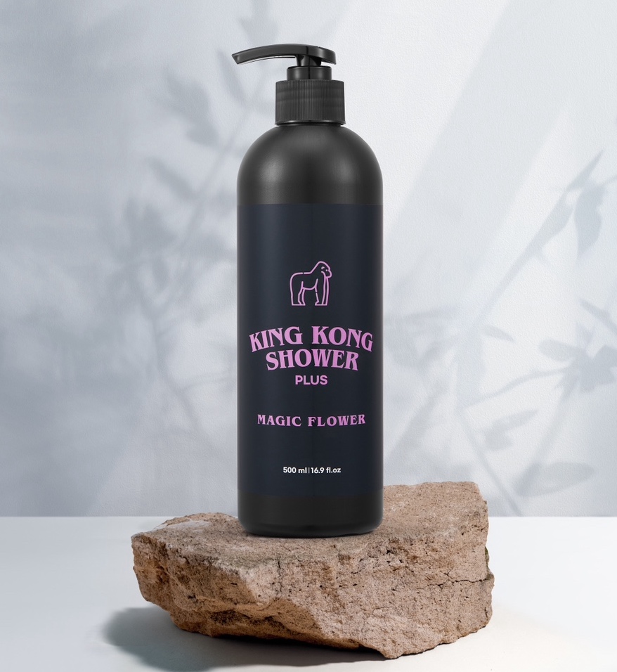 킹콩샤워PLUS 저자극 올인원 강아지 샴푸 킹콩샴푸 매직플라워 500ml