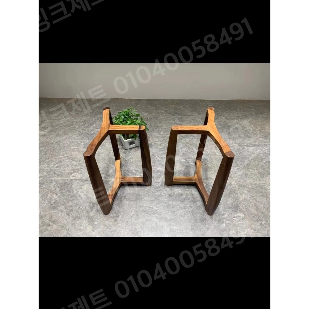 원목 테이블다리 탁자 책상 받침 나무 엔틱 선반 발통 - 상세 이미지 2