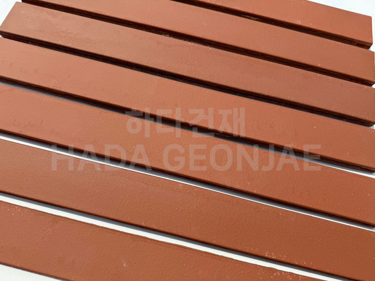 테라코타 점토롱타일 490x53x14T 레드 / 하다건재