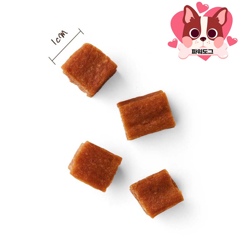 강아지 육포 큐브 노즈워크 노령견 져키 훈련용 보상 간식 원더푸드 소고기, 1kg, 1개 이미지 8