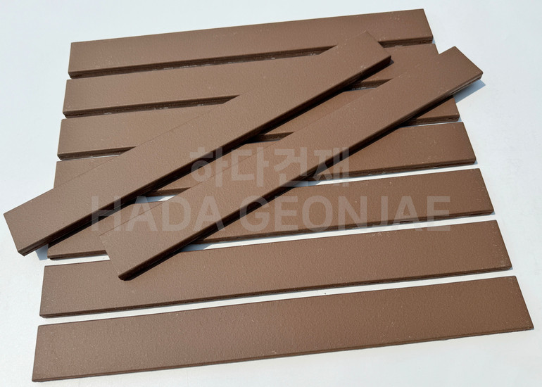 테라코타 점토롱타일 490x53x14T 브라운 / 하다건재